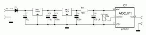 Simple circuit for Abracon AOCJY Series oven controlled crystal oscillators