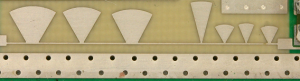 A microwave filter using radial stubs