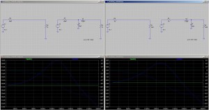 LTspice simulation of the L-Network provided by KJ6QBA 