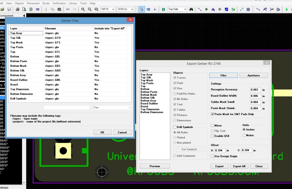 Correct Gerber Nomenclature for Dirty PCBs