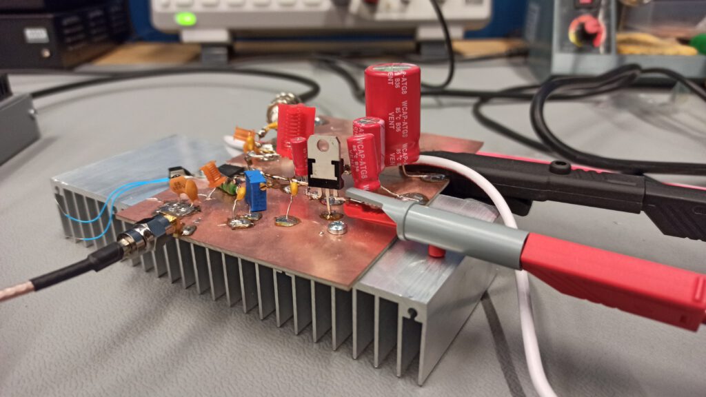 LDMOS VHF Power Amplifier Prototype